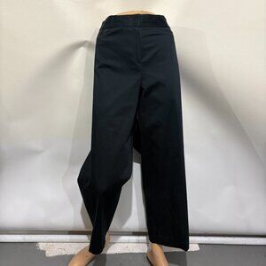 Lafayette 148 NY 16 Midnight Blue Cotton Blend Cropped Ankle Pants